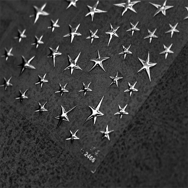 Meteor laser Nail Stickers
